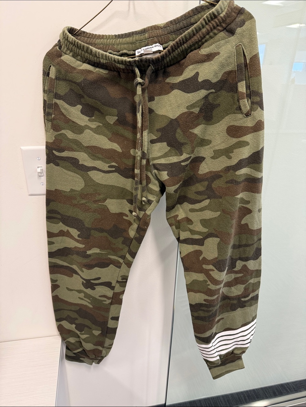 Sub_Urban Riot Jogger Pants - Green Camouflage
